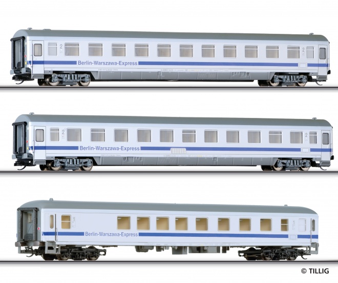 Set of 3 Passenger cars of "Berlin-Warszawa-Express" Set #2 (limited edition)<br /><a href='images/pictures/Tillig/01621_HM.jpg' target='_blank'>Full size image</a>